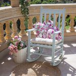 Fleur Cushion round shape with Inners, Pale Pink - Image 2