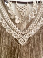 Large macrame wall hanging with tassels of jute - Image 4