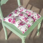 Fleur Chair Cushion, Antique White