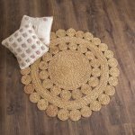 Halfa Flower Shape Rug