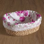 Fleur Halfa Oval Basket, Large