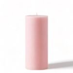 شمعة عمود، بينك باهت، ١٥ سم