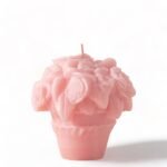 شمعة بوكيه ورد