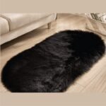 سجادة سوداء انسيابية (٣×٨٠×١٥٠ سم)