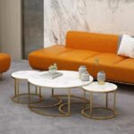 Steel Coffee Table Set