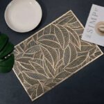 Golden Rectangular Placemat
