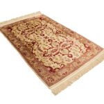 Esfahan Wool Rug, Red, 120*80cm