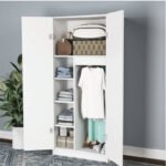 دولاب أبيض مودرن، ١٧٢×٧٨×٦٠ سم