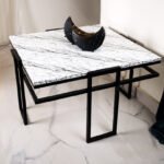 White Marble Top - Coffee Table (80*45cm)