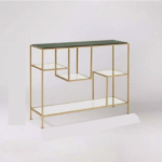 كونسول معدن، أسود، ١٢٠×٩٠ سم