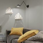 White Dewy Wall Shelf 20x13x30.5cm