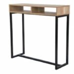 Black Metal Console, 100x100cm