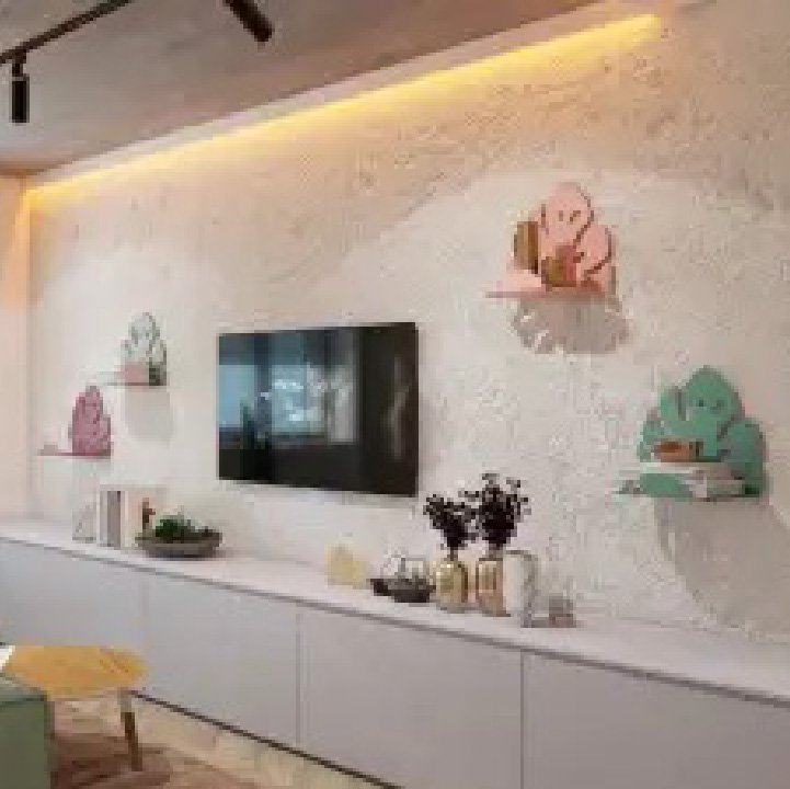 edittt-03 White Wall Shelf (41x22x40cm) - Image 1