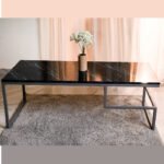 Marble & Metal Coffee Table (120x60x45cm)