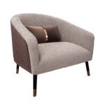 Modern Armchair, Beige, 87x85x90cm.