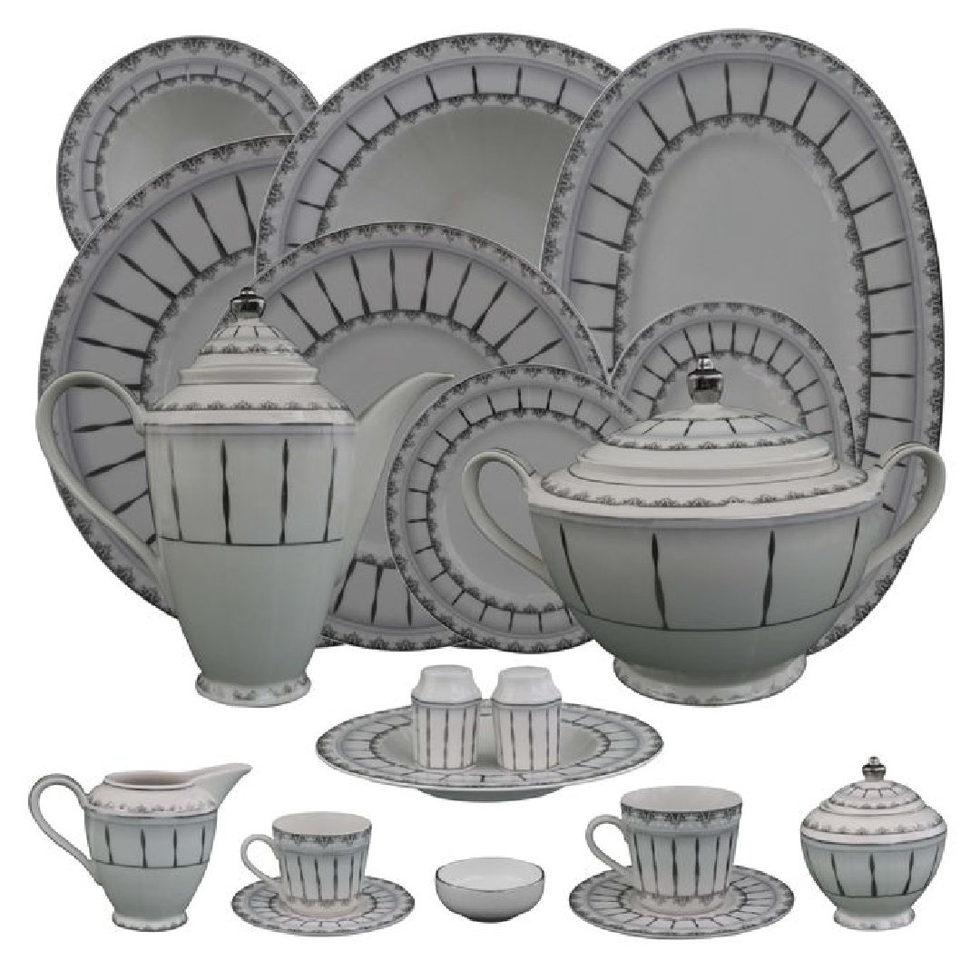 01-29 طقم عشاء - مجموعة ووتر ويل آيفوري - إصدار ليفربول - ٧٢ قطعة - الصورة 1