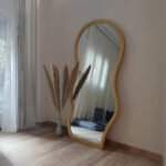 Led mirror, Gold, 90x180cm.