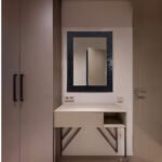 Rectangle mosaic mirror Black, 70x80cm.