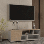 Modern TV Unit, Beige, 122x40x45cm.