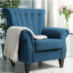 Donnelly Chair, Blue, 80x80x75cm.