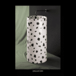 Dalmatian Wash Basin, Black with White, 45x85cm.