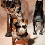 ⁦تماثيل فرنش بولدوج، دهبي في أسود، ٦٤.٦×٣٢.٩×٥٥ سم⁩ - الصورة ⁦2⁩