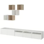 Modern White TV Unit & Media Storage