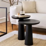 Black Mushroom Coffee & Side Table