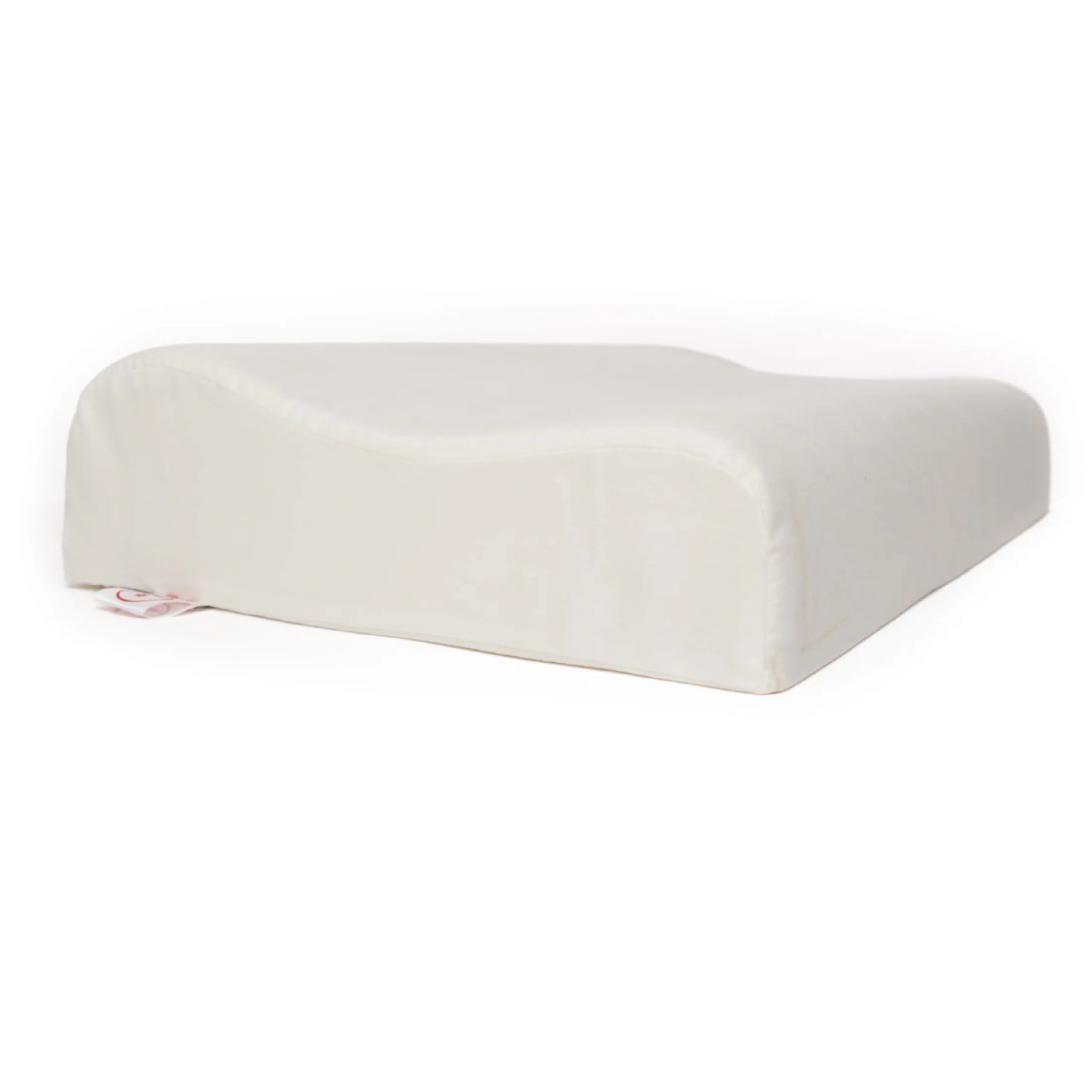 Untitled-1-05 مخدة ميموري فوم منحنية (كيرف)، أبيض، ٦٠×٤٠ سم - الصورة 1