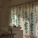 ⁦ستارة أوراق نعناع، أبيض، ٢٧٠×١٣٠×٢٧٠ سم⁩ - الصورة ⁦2⁩