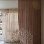 ستارة نمط هندسي، أحمر، ٢٧٠×١٣٠×٢٧٠ سم