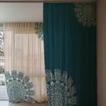 Mandala Curtain, Turquoise, 270x130x270cm