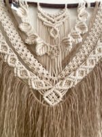 Large macrame wall hanging with tassels of jute - Image 4