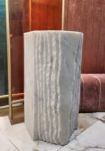 Echo Hand-Carved Marble Pedestal Sink